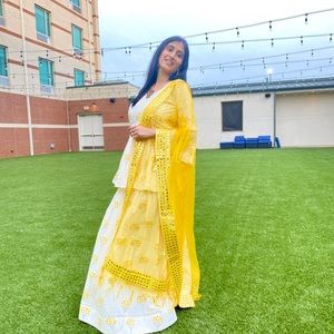 Cotton ghaghra with long too